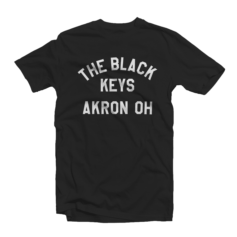 AKRON OH - Black T-shirt