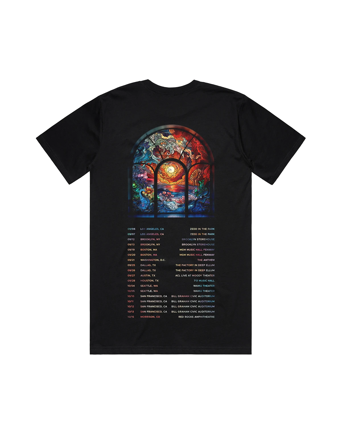 DATEBACK - Black T-shirt