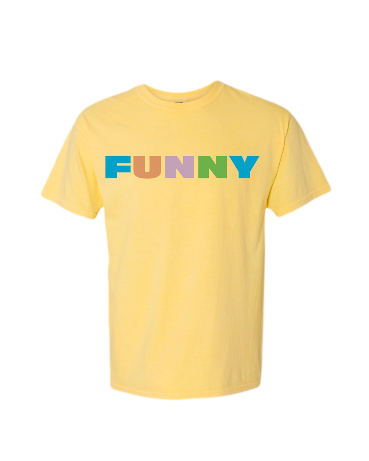FUNNY - Yellow T-shirt