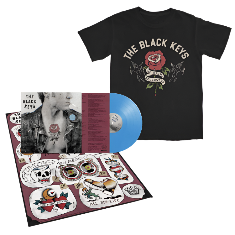 NO RAIN, NO FLOWERS - Vinyl & T-Shirt Bundle