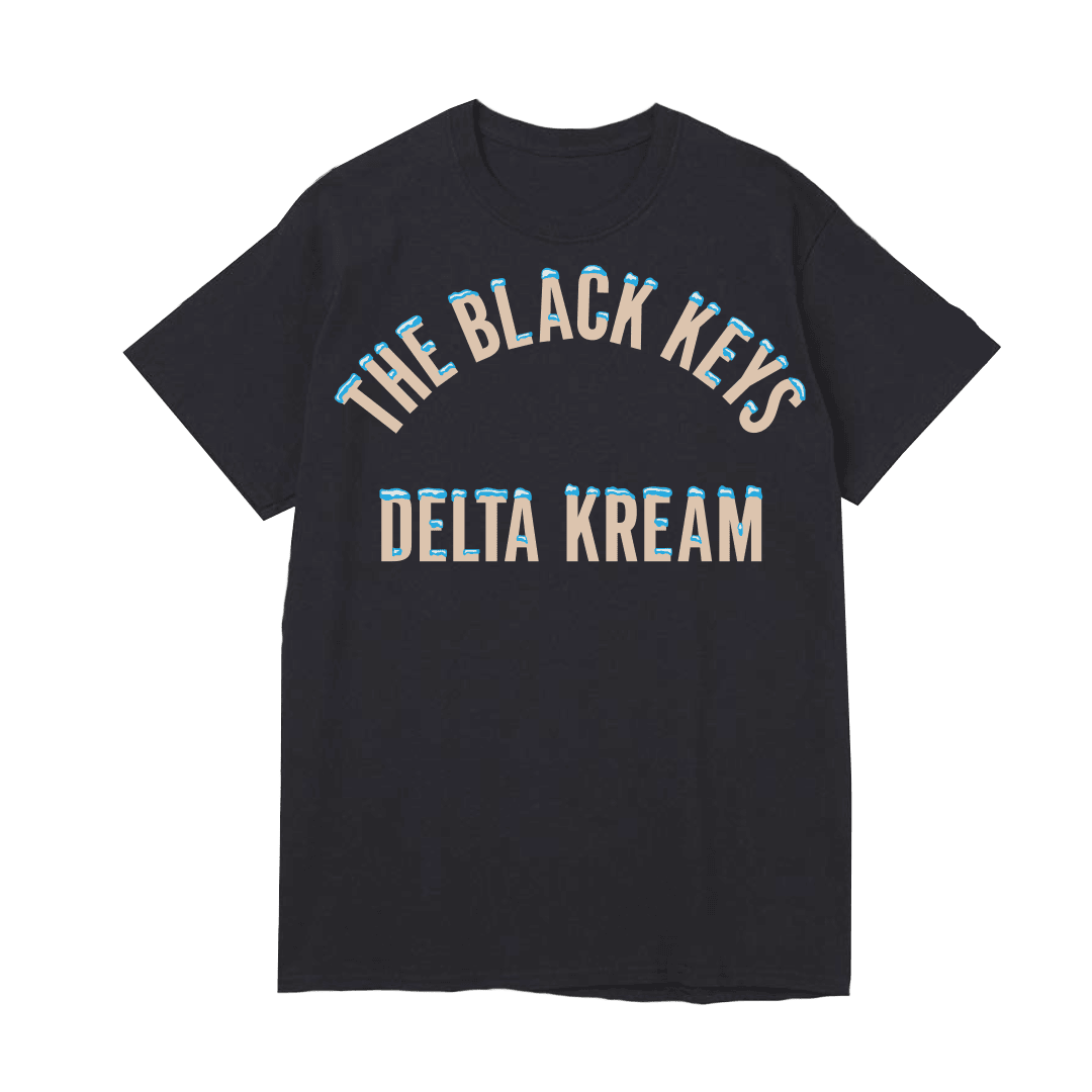 DELTA KREAM - Black T-shirt