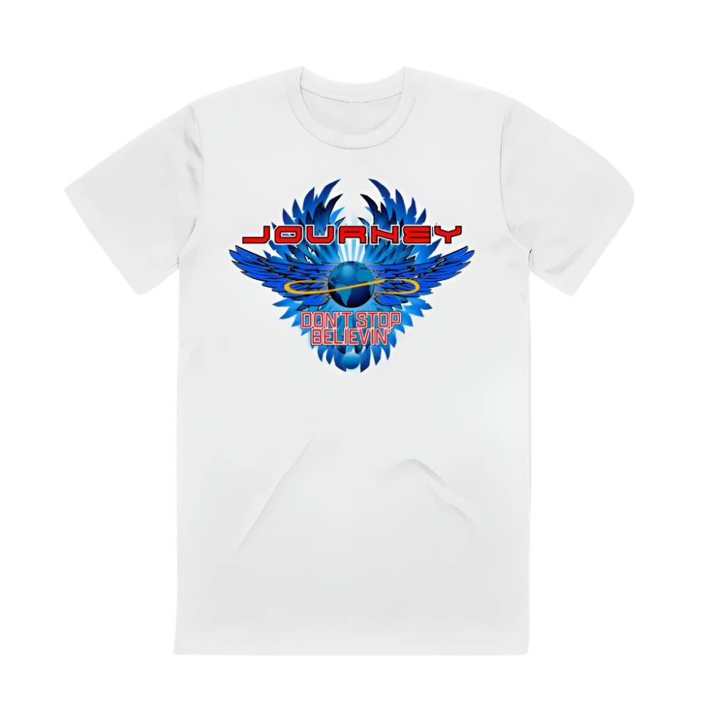 DON'T STOP BELIEVIN' - White T-shirt
