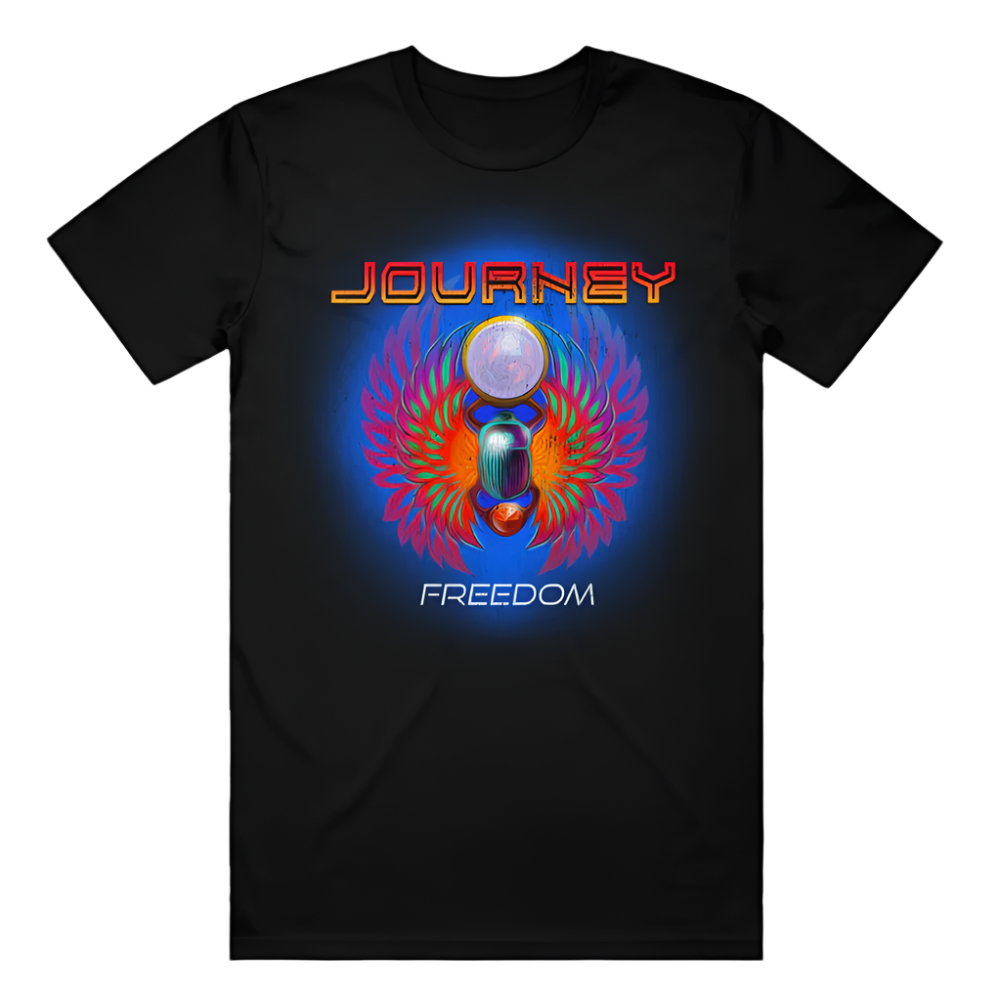 CRYSTAL SCARAB FREEDOM - Black T-shirt