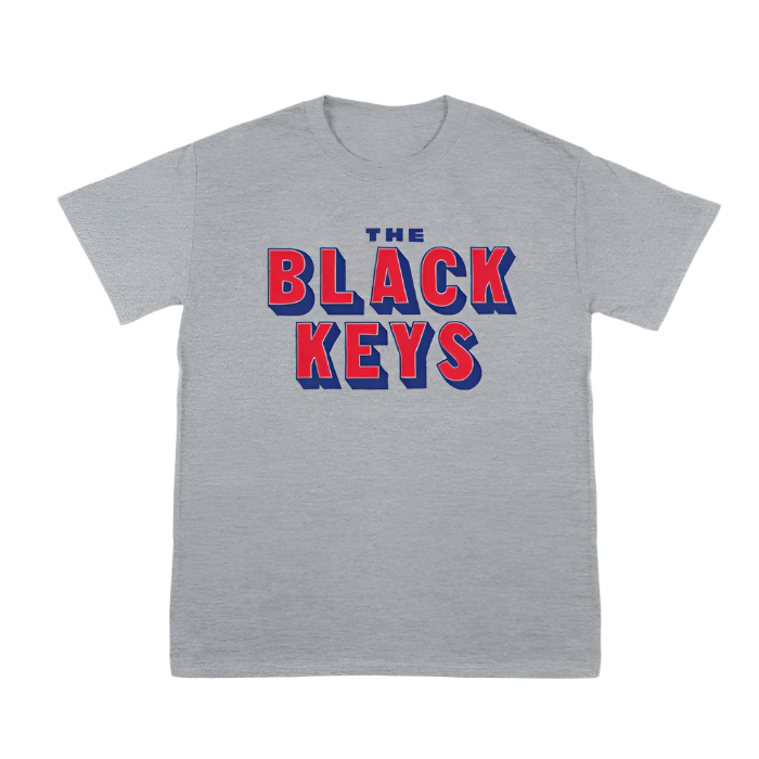 THE BLACK KEYS LOGO - Grey T-shirt
