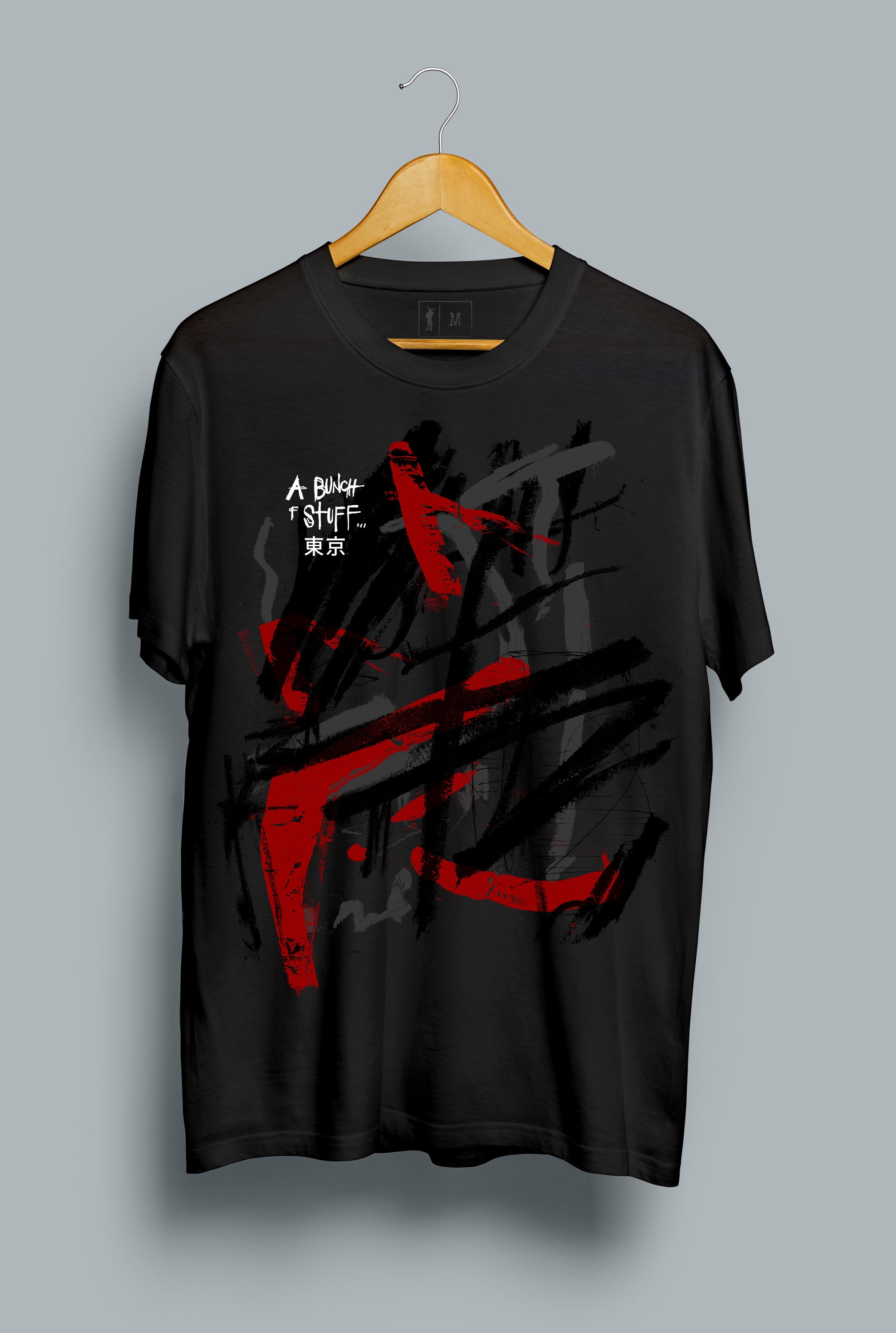 A Bunch Of Stuff Tokyo -ヴィンテージブラックTシャツ