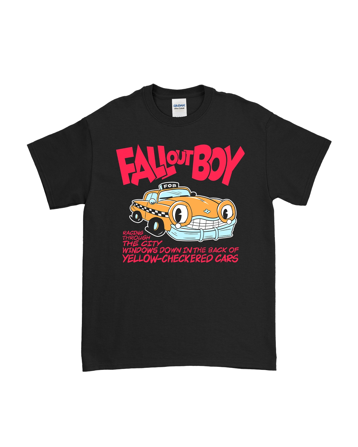 CHECKERED CAR - ブラックTシャツ