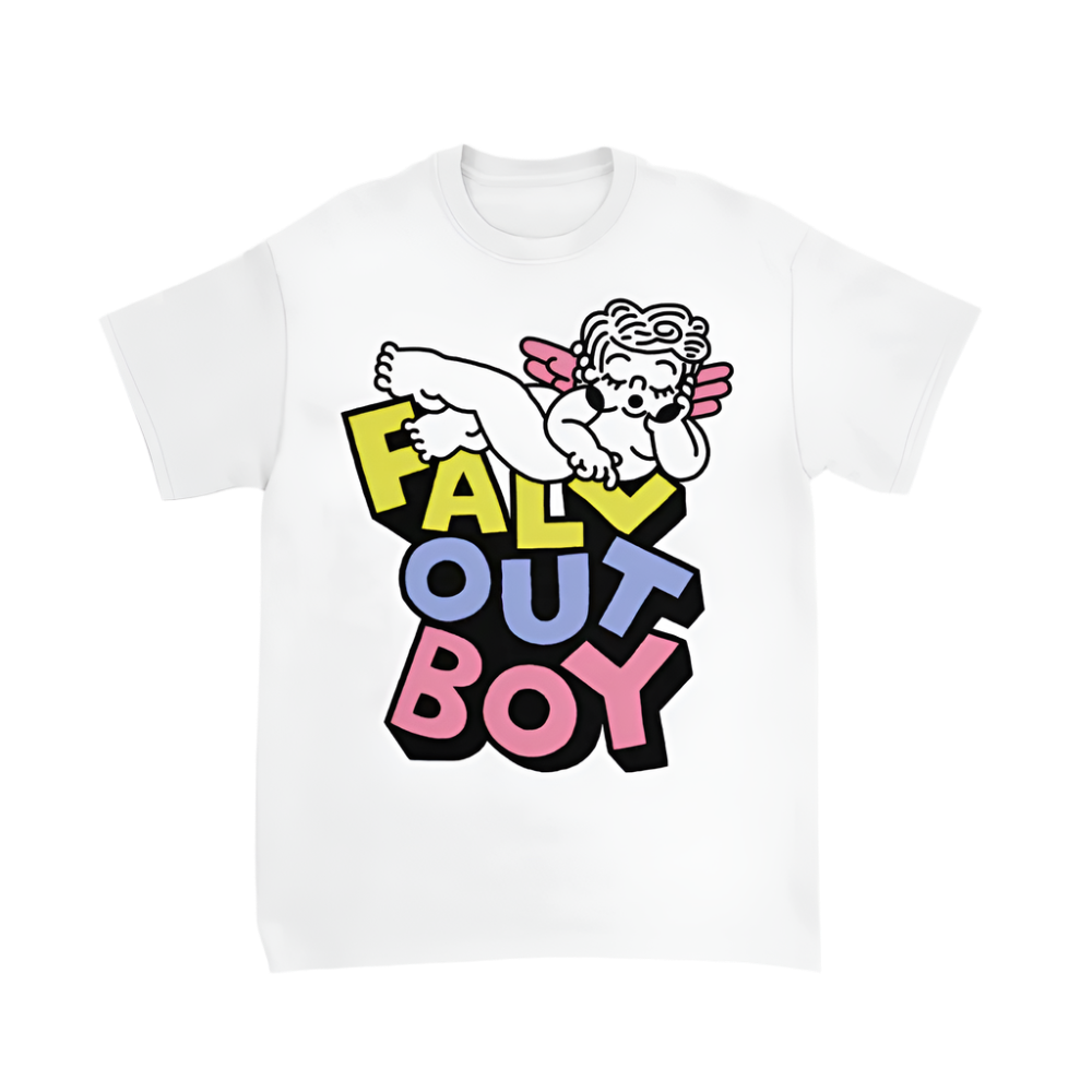 SLEEPY ANGEL - White T-shirt