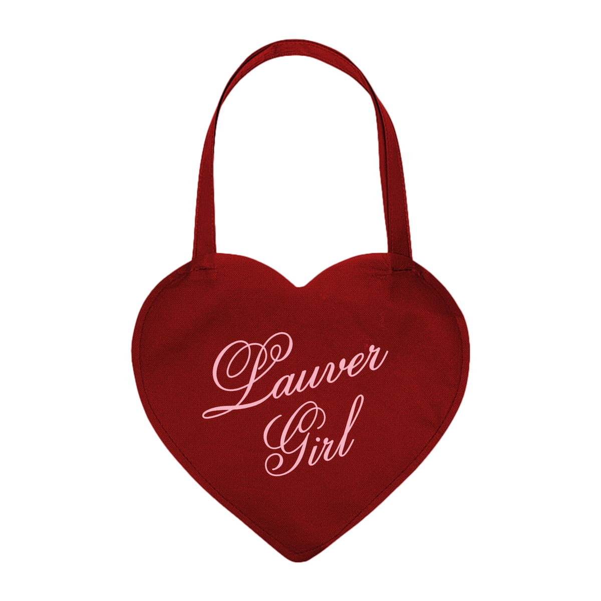Heart-shaped tote bag