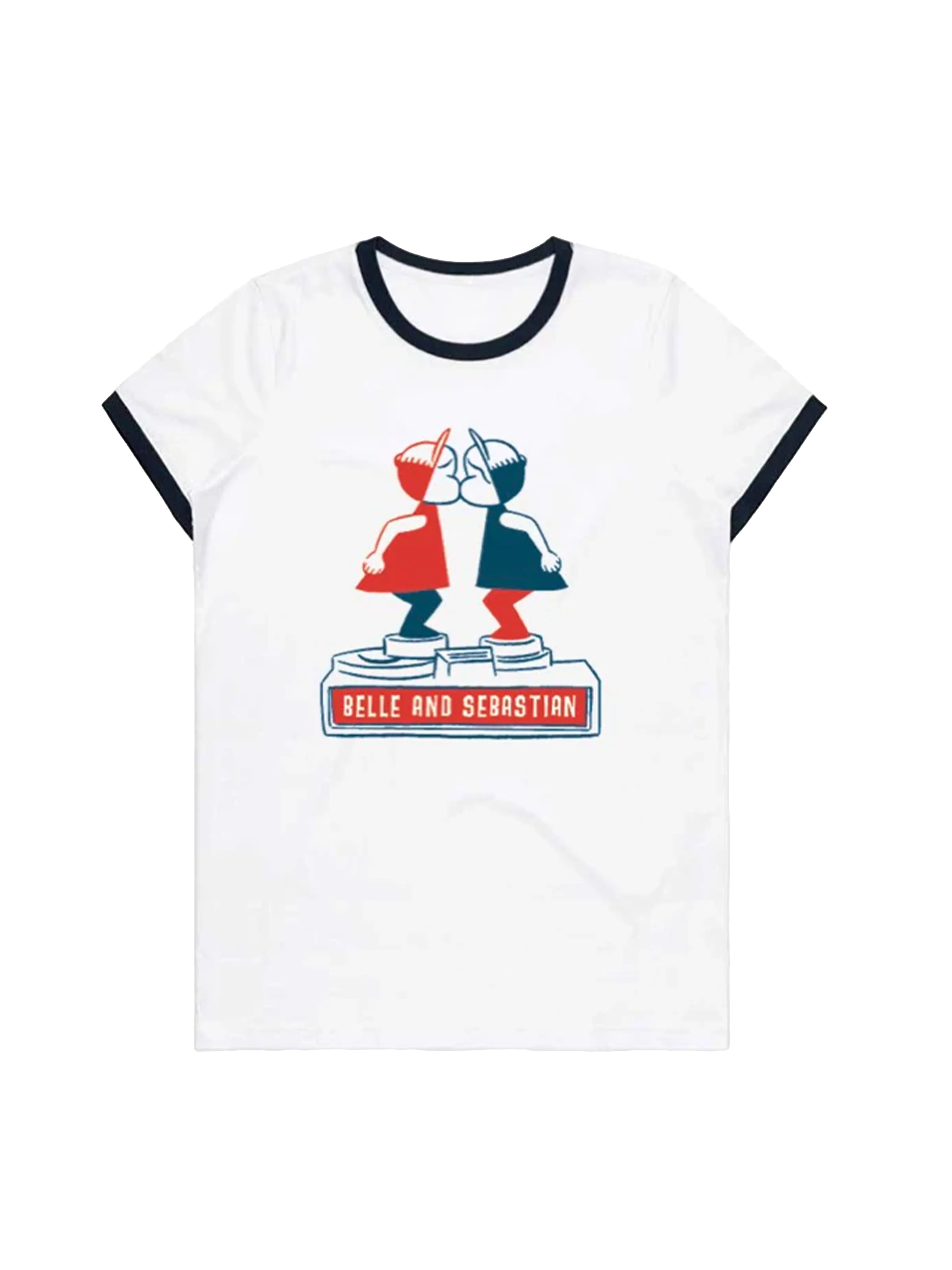 Kissing Couple - Limited Edition Reprint Ringer T-Shirt