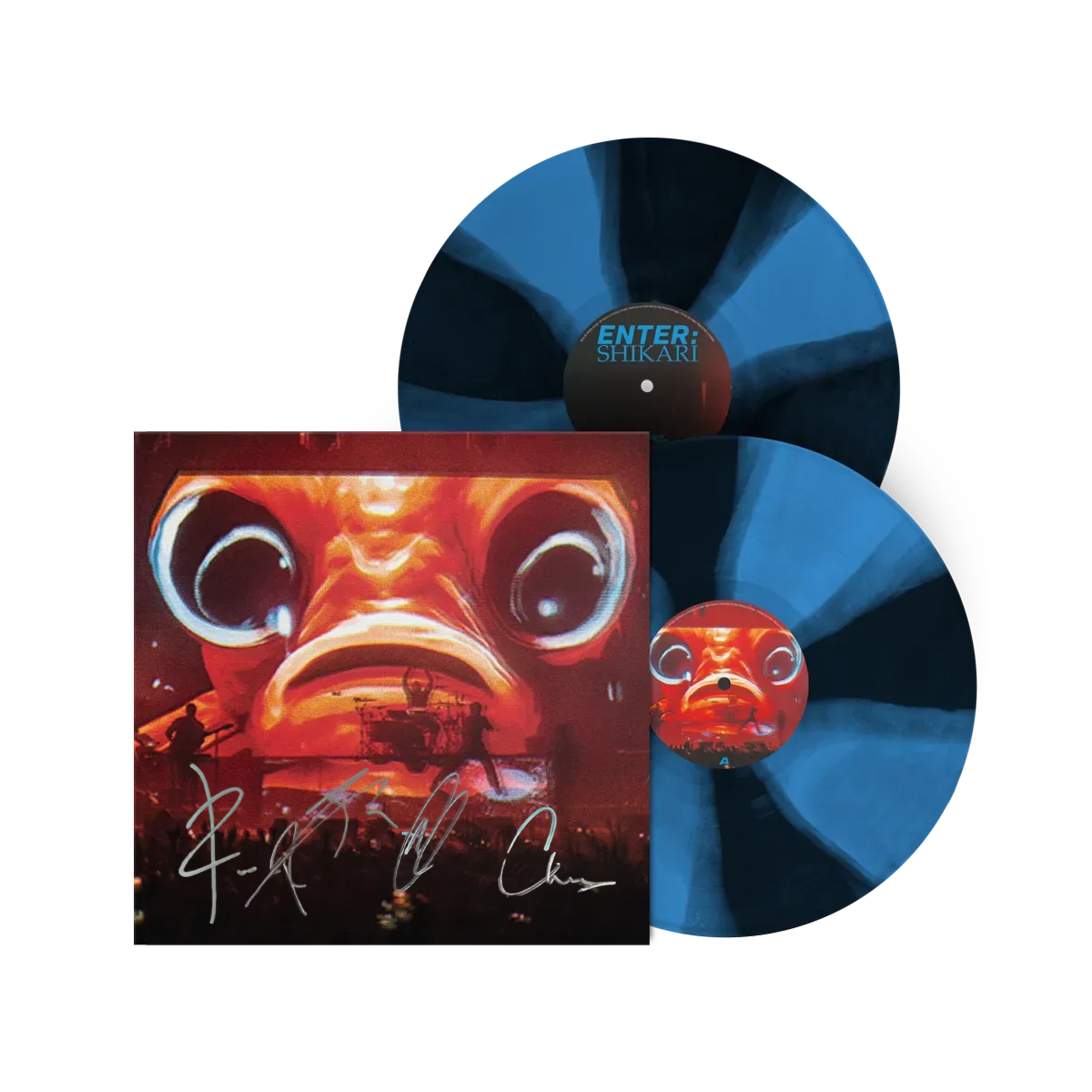 Signed! Live at Wembley - 2x12" Vinyl - Light Blue x Black Cornet