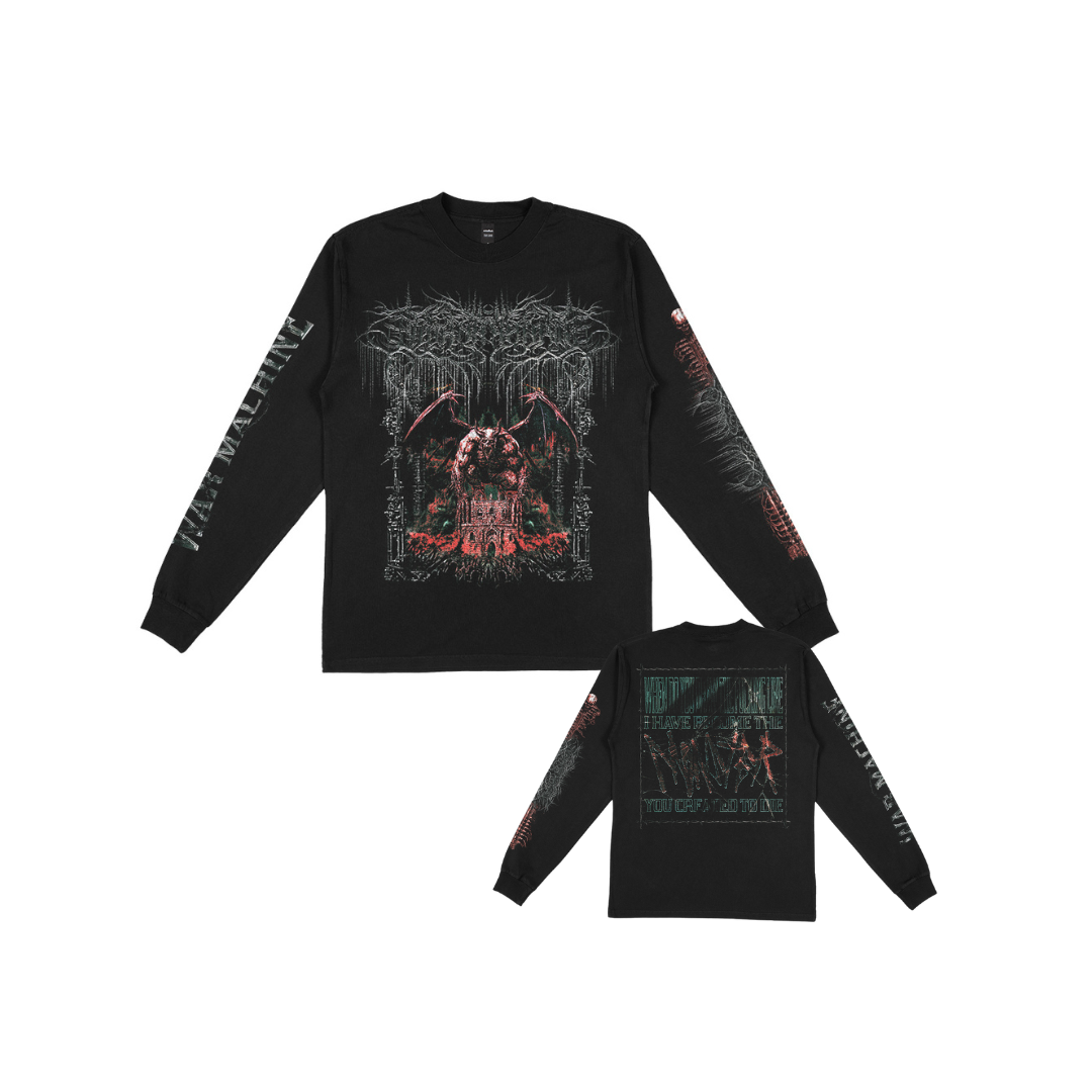 DARKNESS FLOWER - Black T-shirt