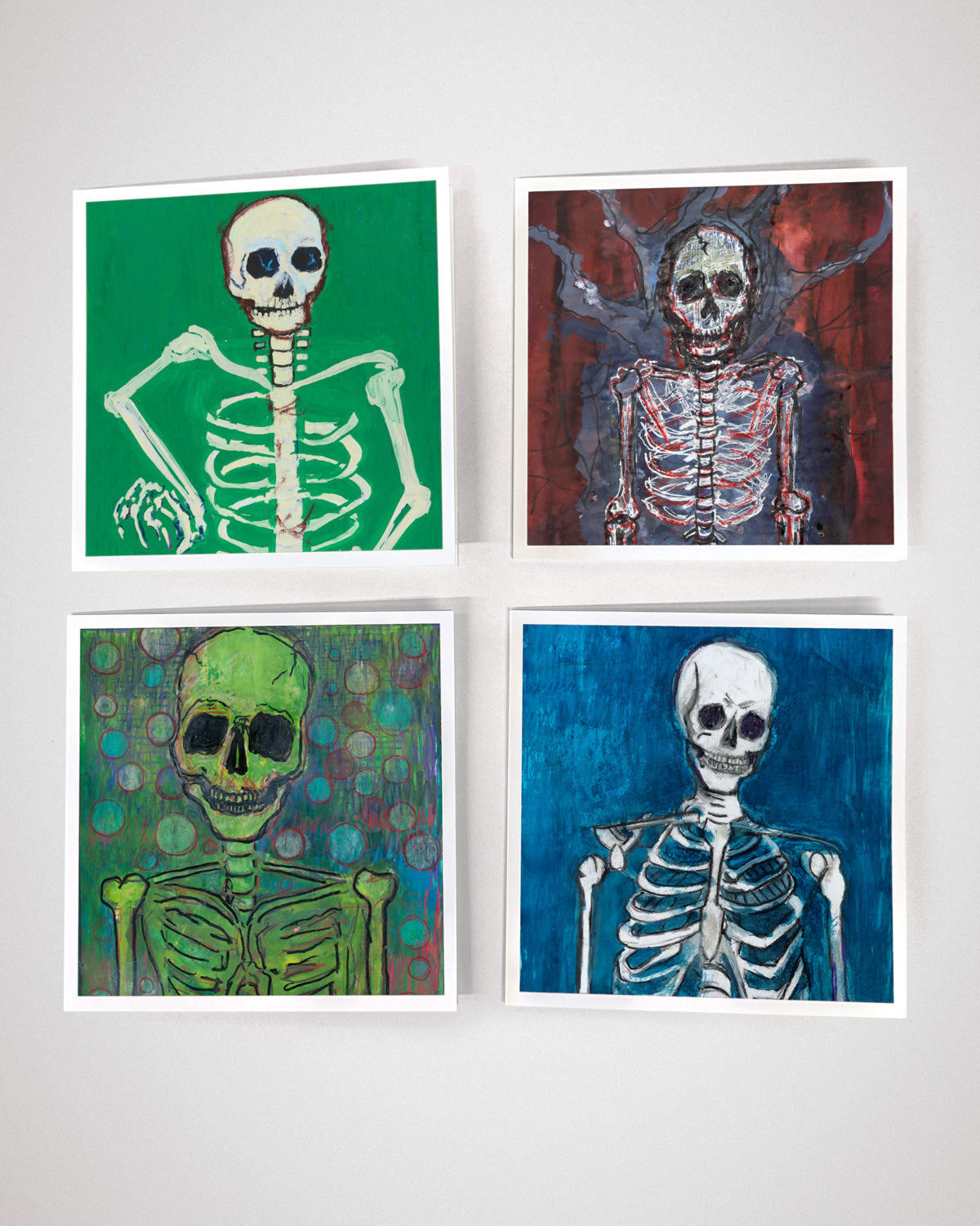 Skulls - グリーティングカードパック