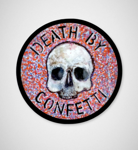 Death By Confetti - ピンクステッカー